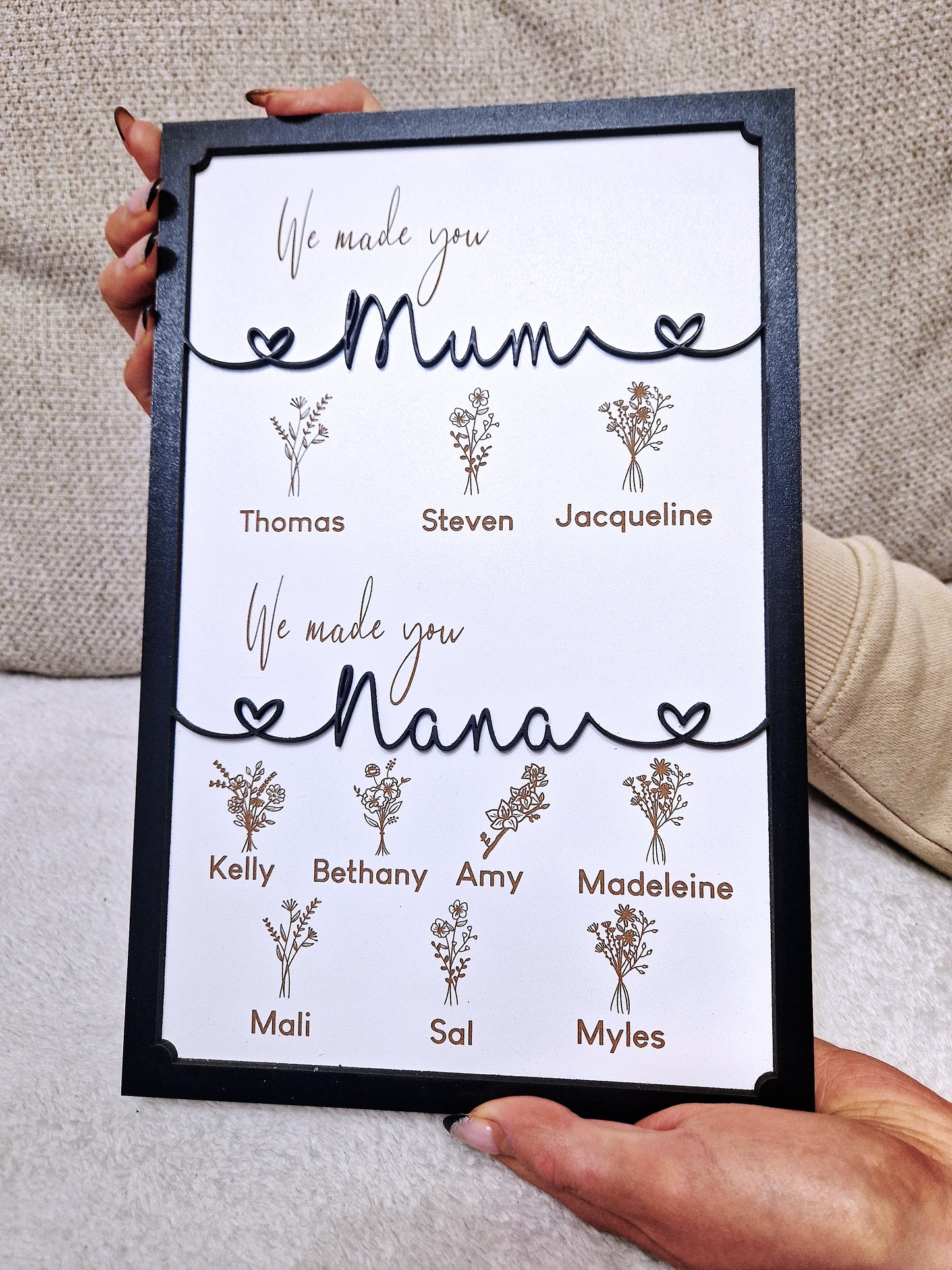 We made you mum, gift for gran