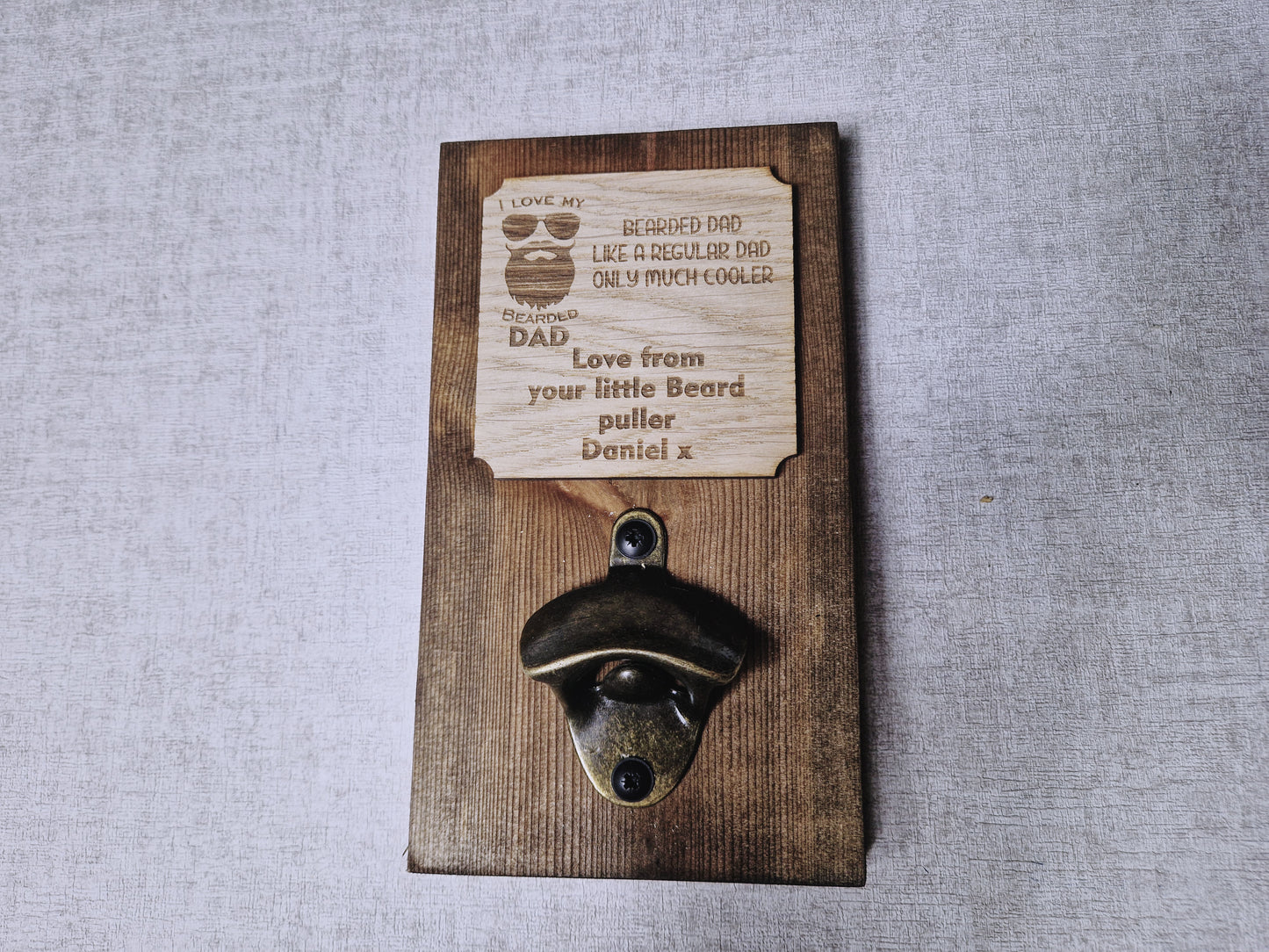 Personalised bottle opener