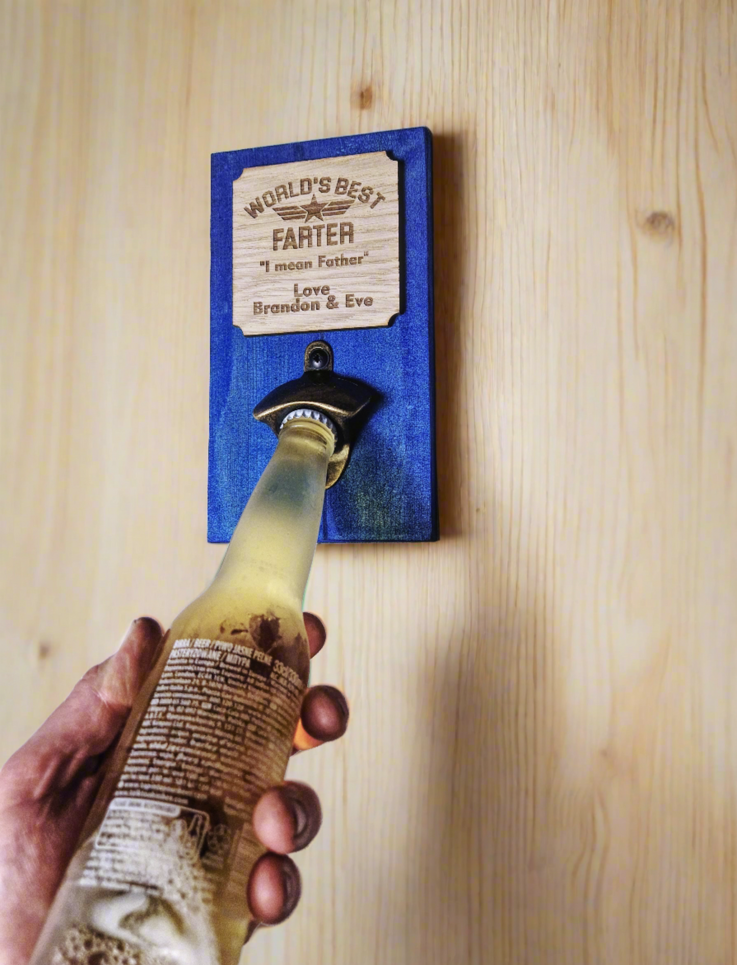 Personalised bottle opener