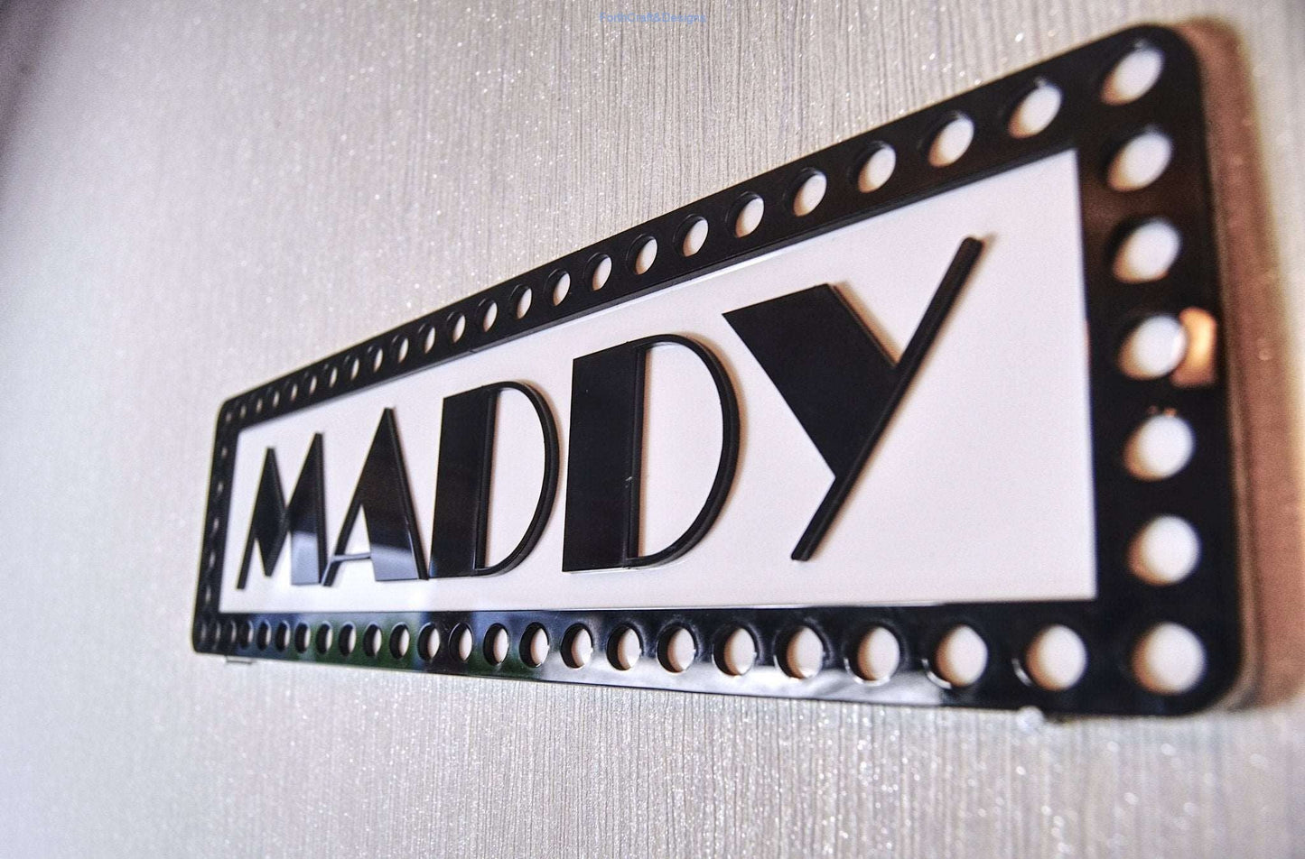 Broadway themed named sign-Forth Craft and Designs