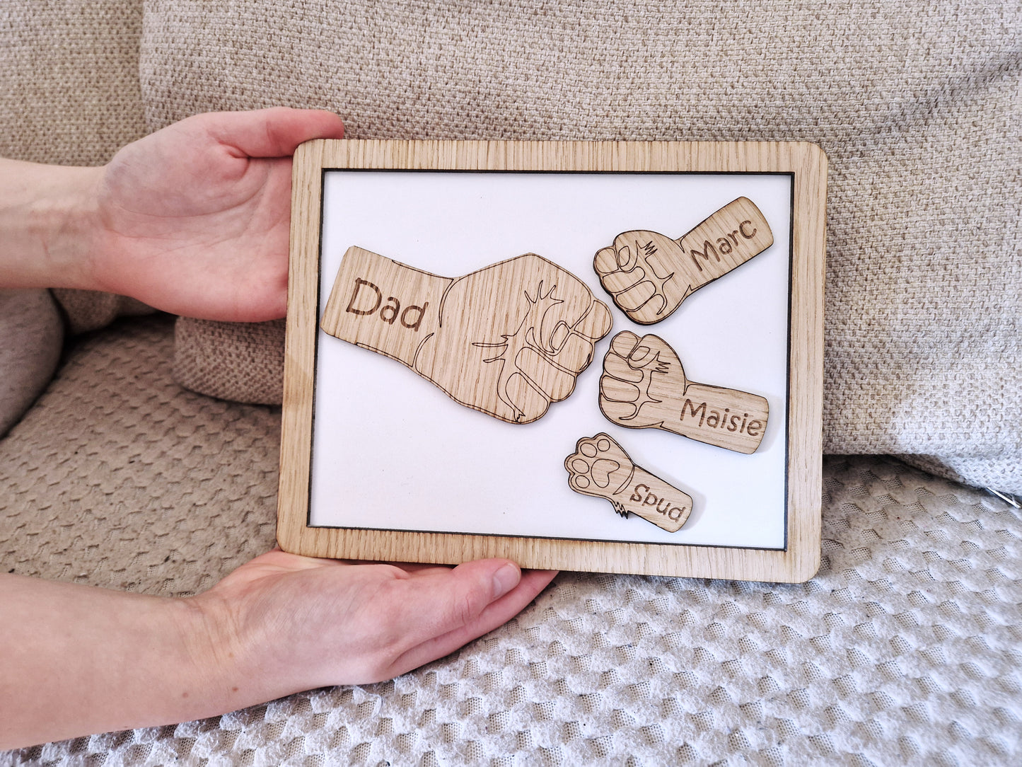 Fathers day fist bump gift