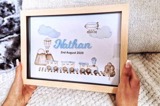 Childrens framed name sign-Forth Craft and Designs