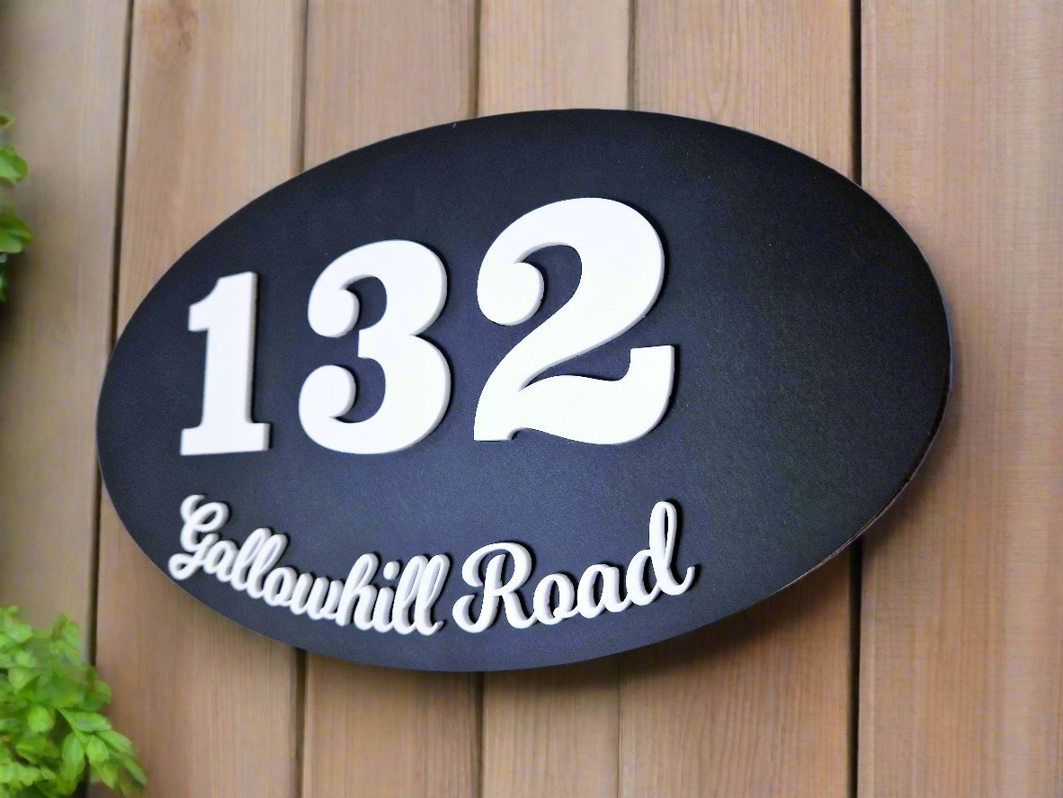 Personalised door number