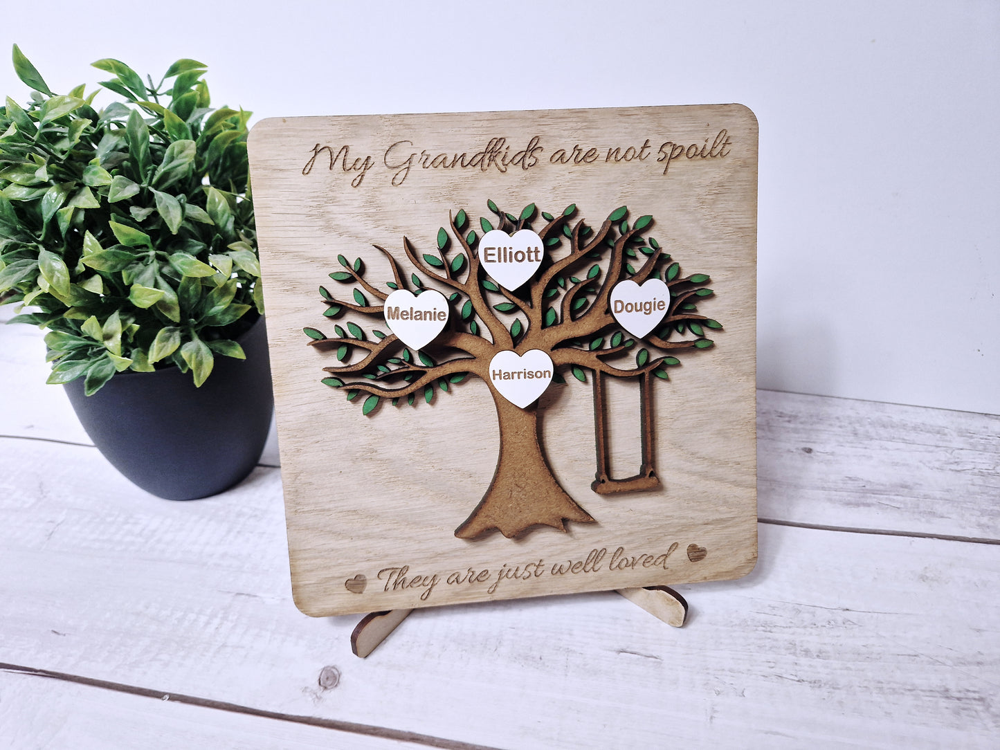 Personalised wooden  Family Tree