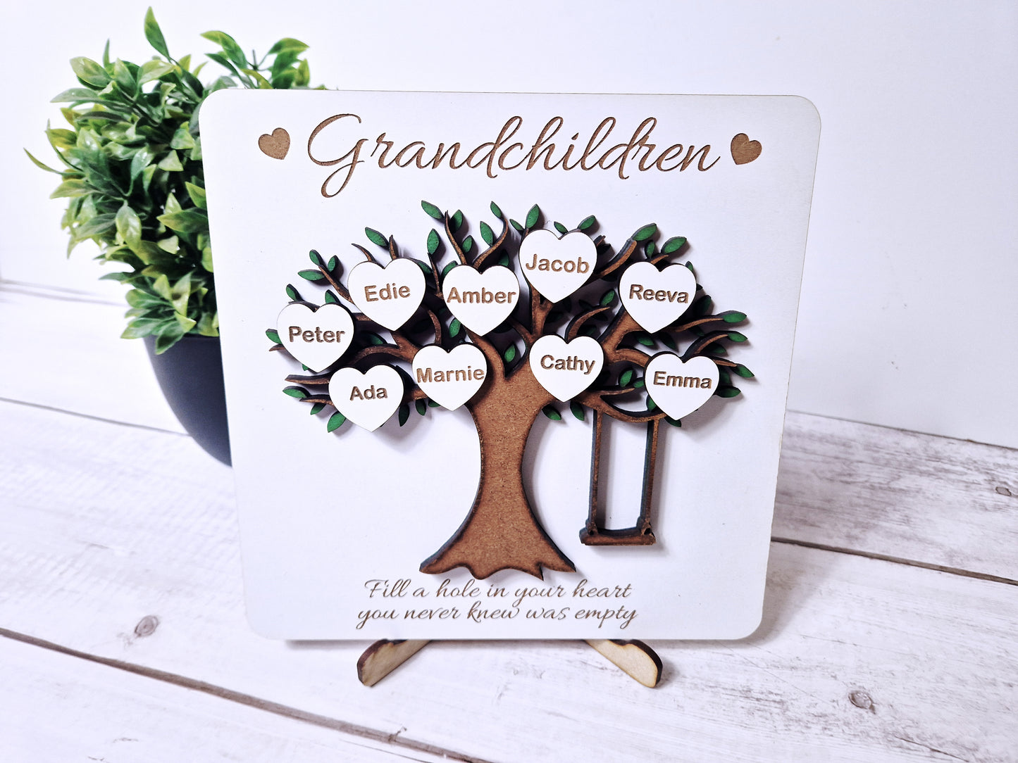 Personalised wooden  Family Tree