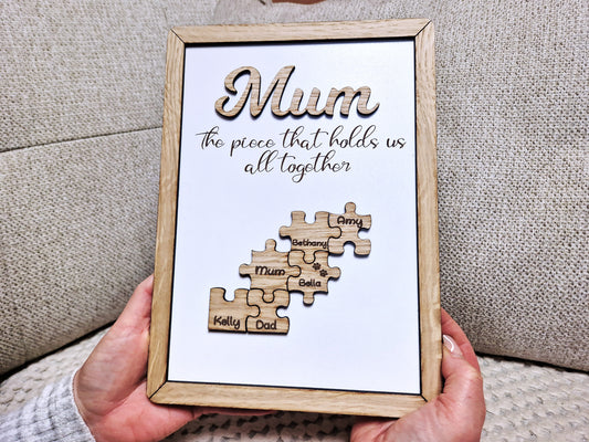 The piece that holds us together mothers day gift