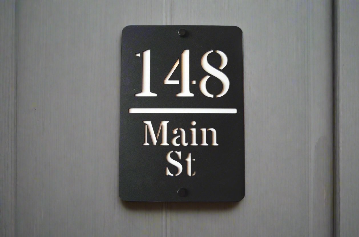 Personalised Door number plaque,-Forth Craft and Designs