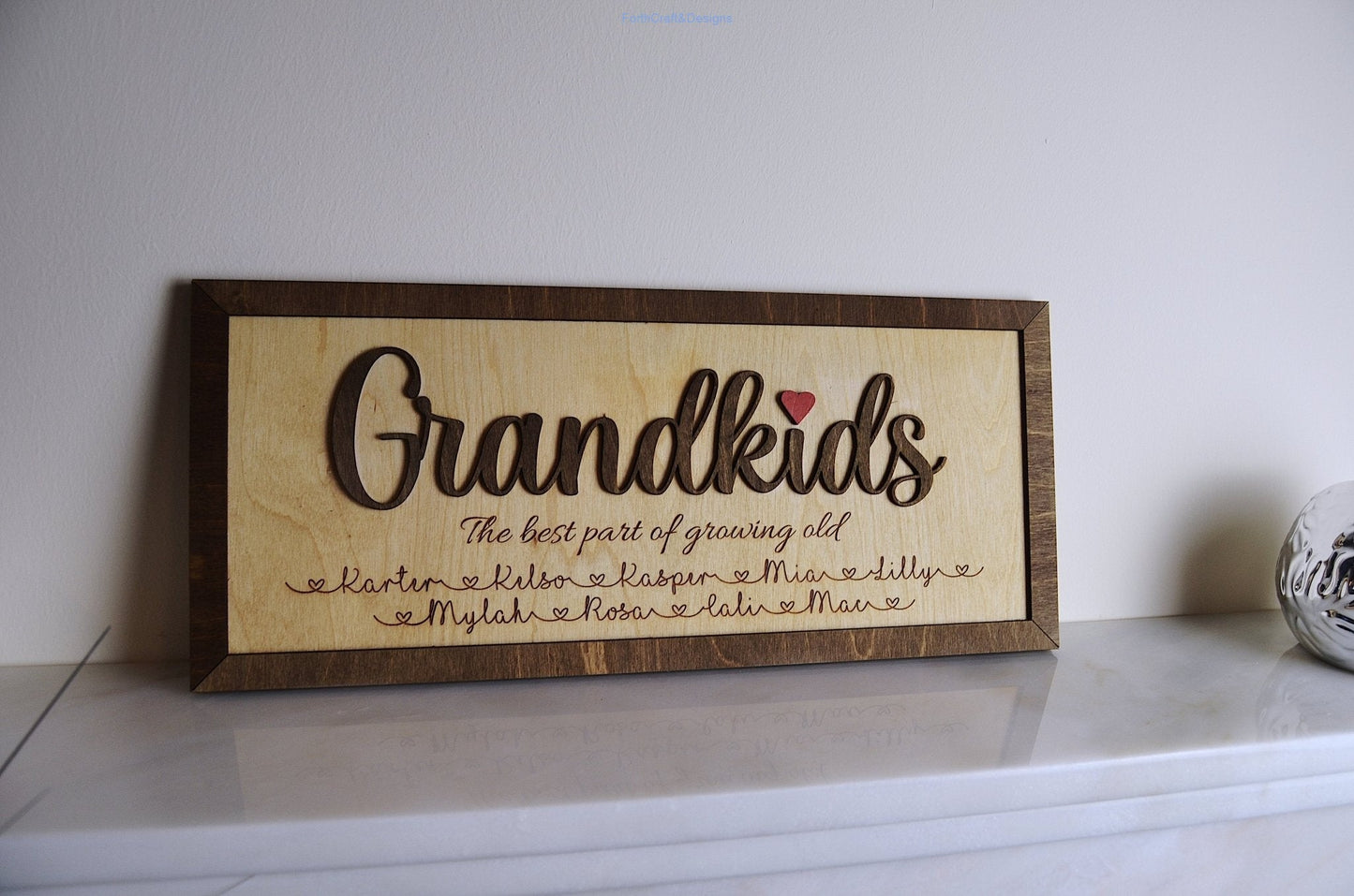 Personalised Grandkids sign-Forth Craft and Designs