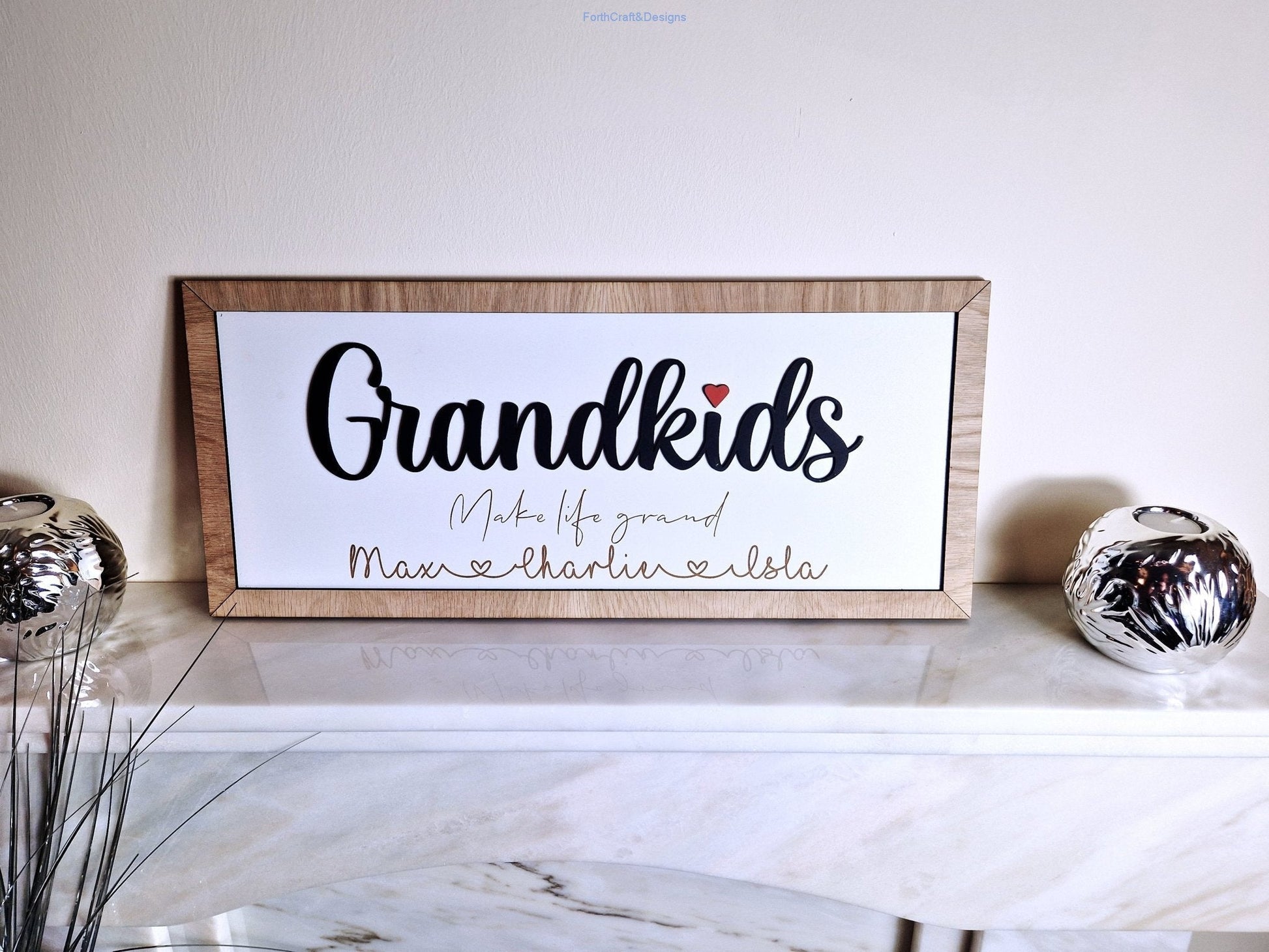 Personalised Grandkids sign-Forth Craft and Designs