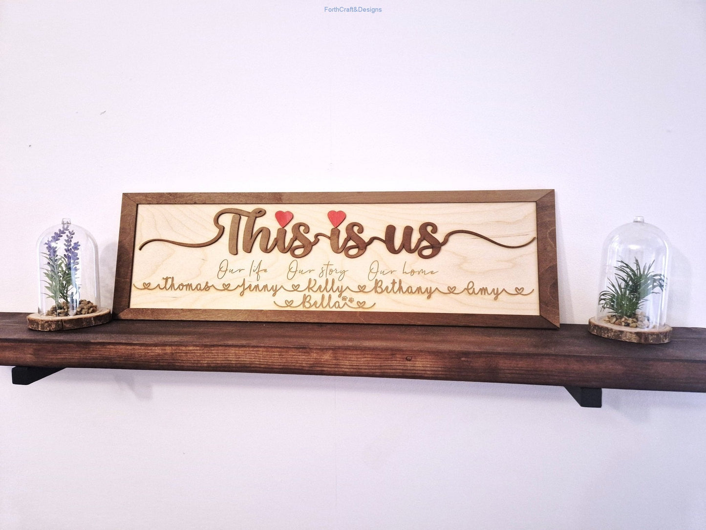 Personalised Home wooden wall signs-Forth Craft and Designs