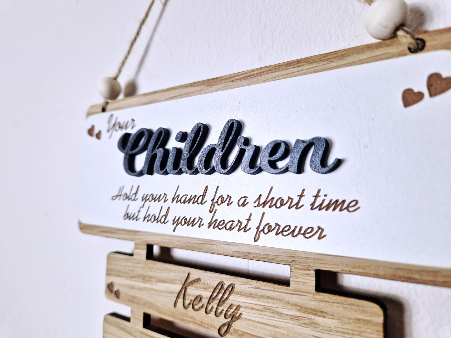 Personalised mothers day wall plaque